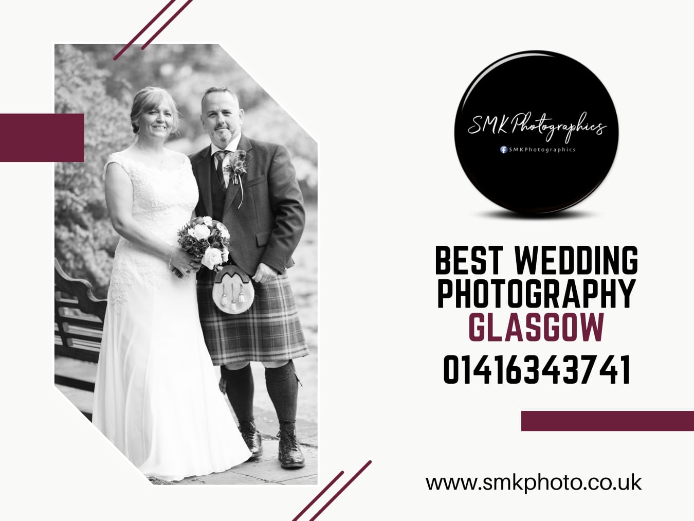 Professional and Experienced Wedding Photographer in Glasgow